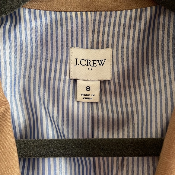 J.Crew Factory Camel Wool Blaze - Picture 10 of 13